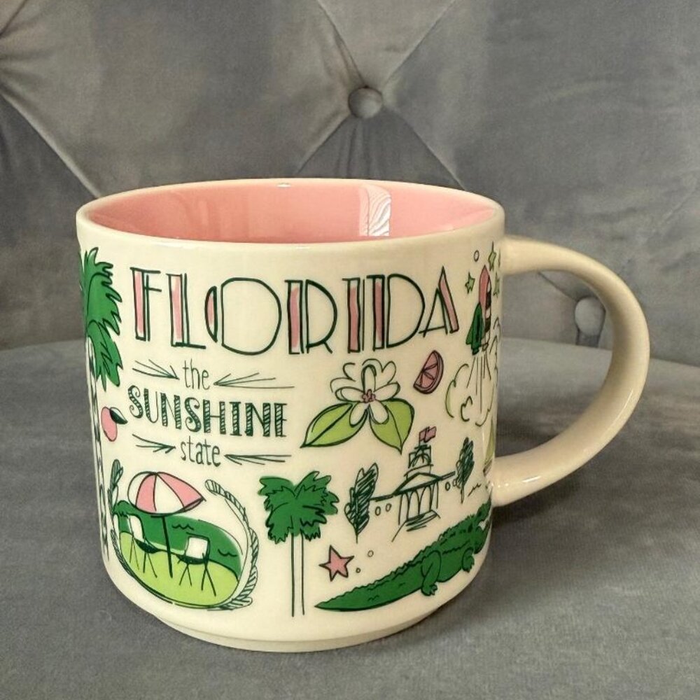 Starbucks Florida Been There Series Ceramic Coffee Mug